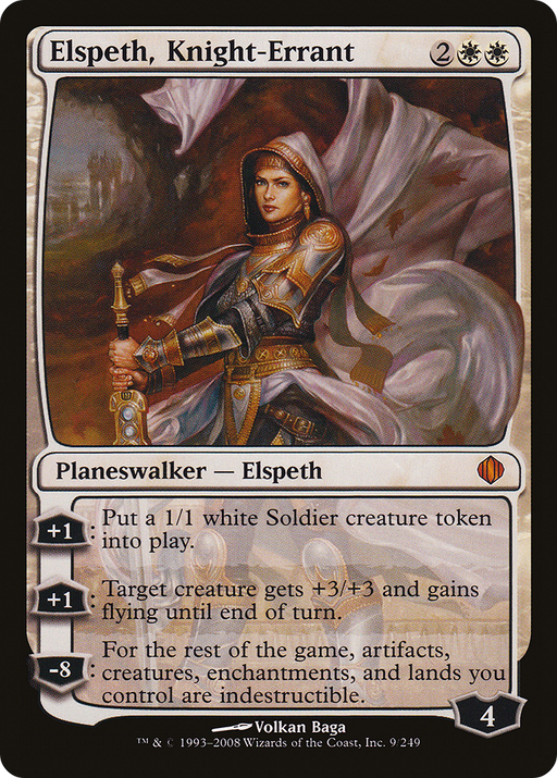 Elspeth, Knight-Errant (ALA-009) [Shards of Alara] MTG Single Wizards of the Coast