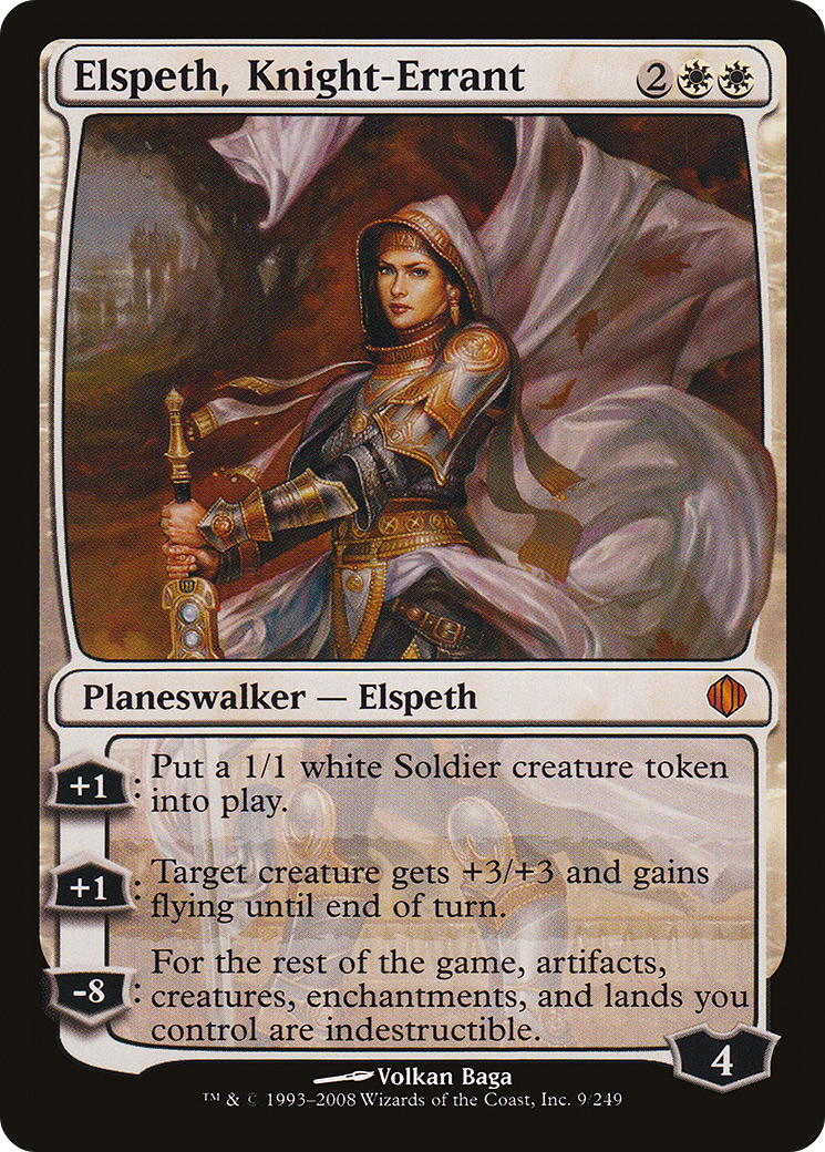 Elspeth, Knight-Errant (ALA-009) [Shards of Alara] Foil MTG Single Wizards of the Coast