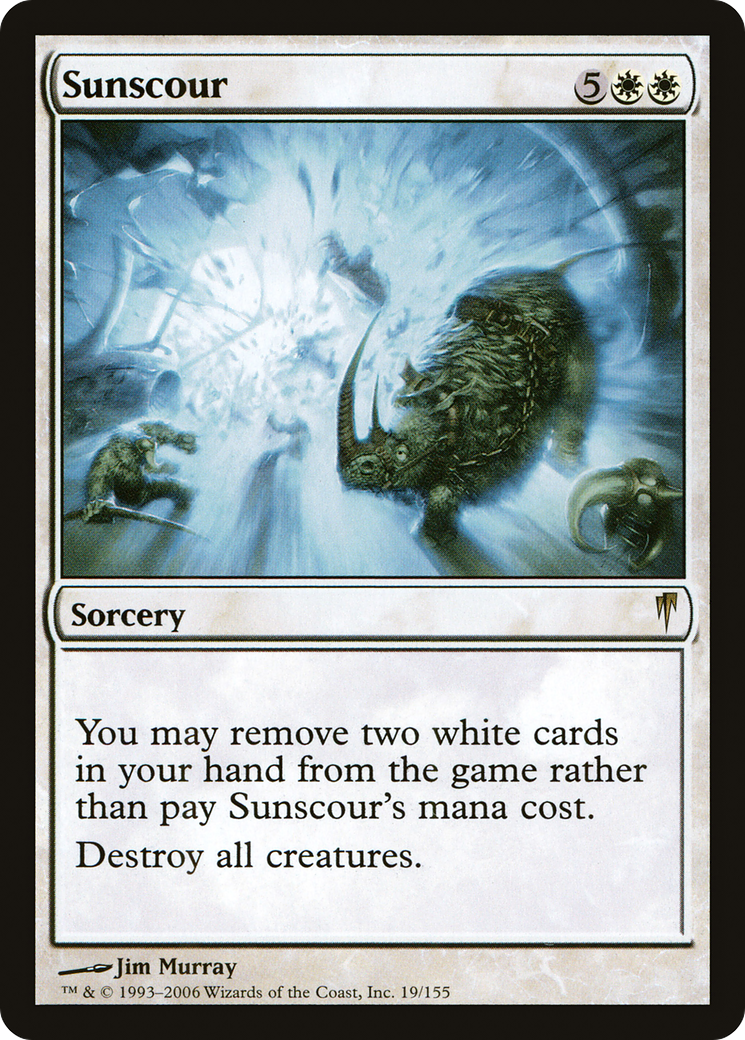 Sunscour (CSP-019) [Coldsnap] Foil MTG Single Wizards of the Coast