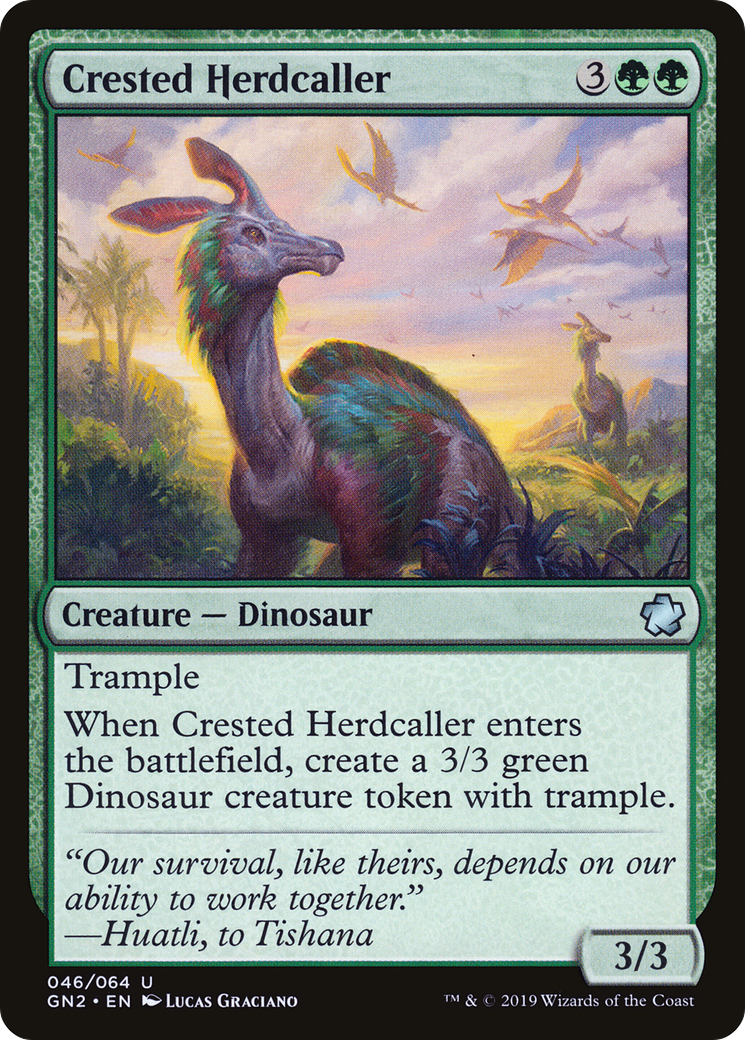 Crested Herdcaller (GN2-046) [Misc] Game Night 2019 MTG Single Wizards of the Coast