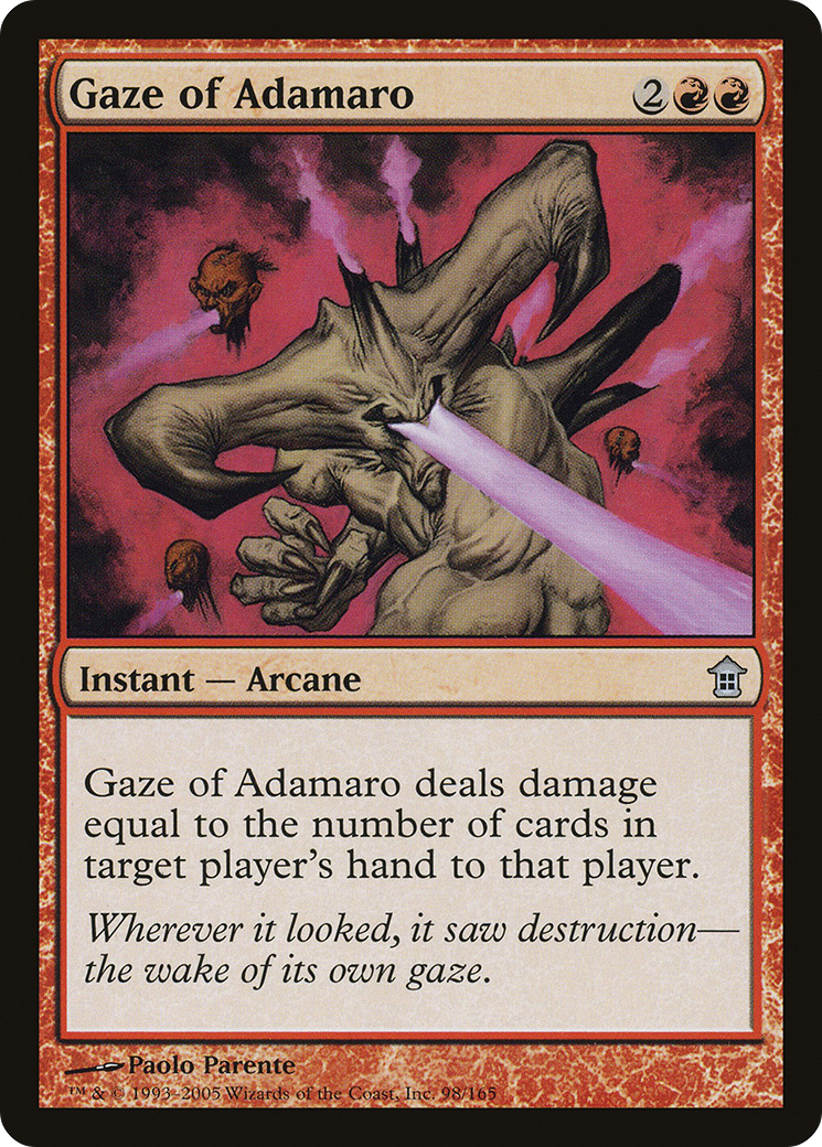 Gaze of Adamaro (SOK-098) [Saviors of Kamigawa] MTG Single Wizards of the Coast