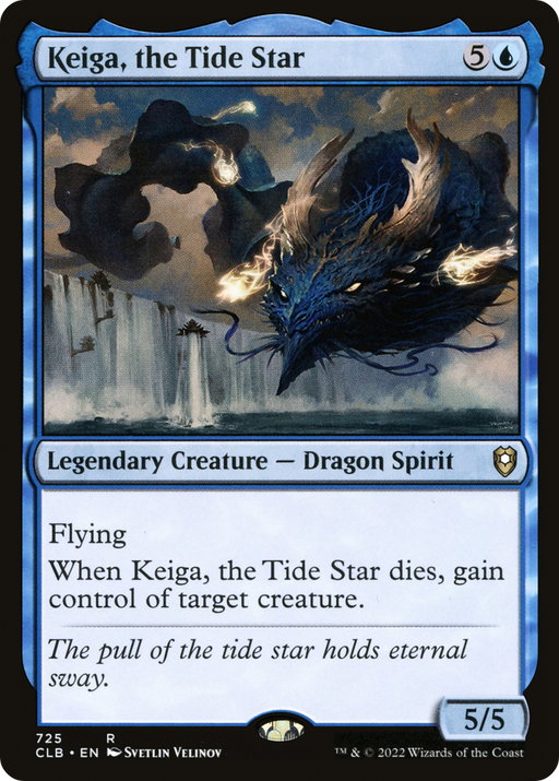 Keiga, the Tide Star (CLB-725) [Commander Legends: Battle for Baldur's Gate] MTG Single Wizards of the Coast
