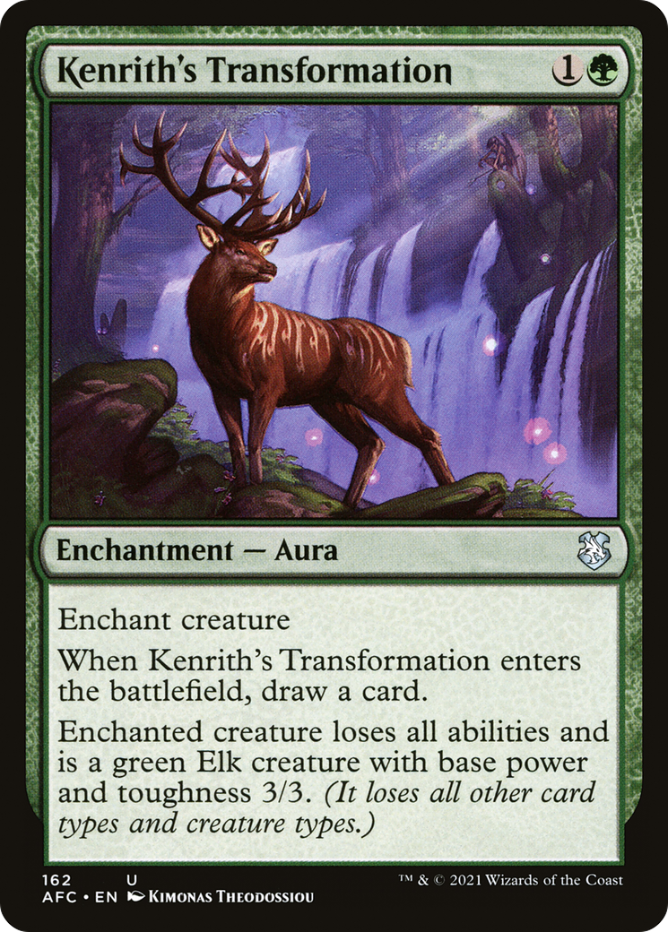 Kenrith's Transformation (AFC-162) [Forgotten Realms Commander] MTG Single Wizards of the Coast