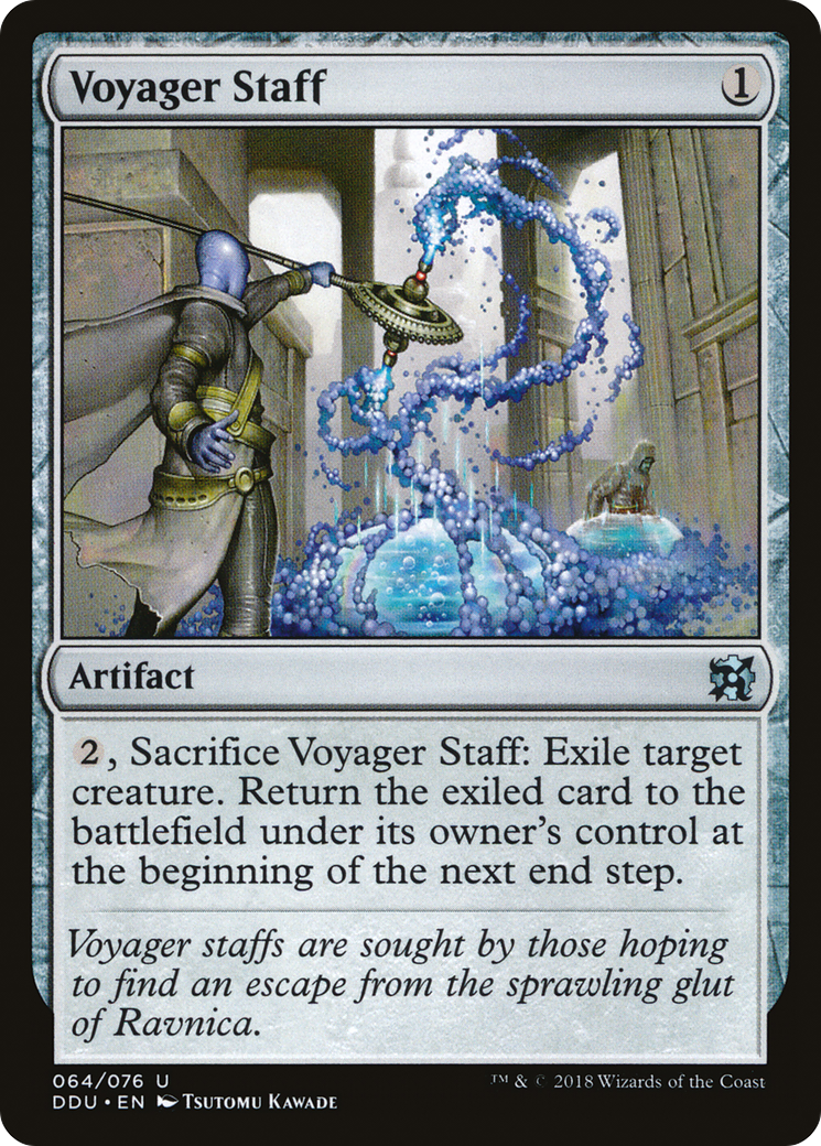 Voyager Staff (DDU-064) [Misc] Duel Decks: Elves vs. Inventors MTG Single Wizards of the Coast