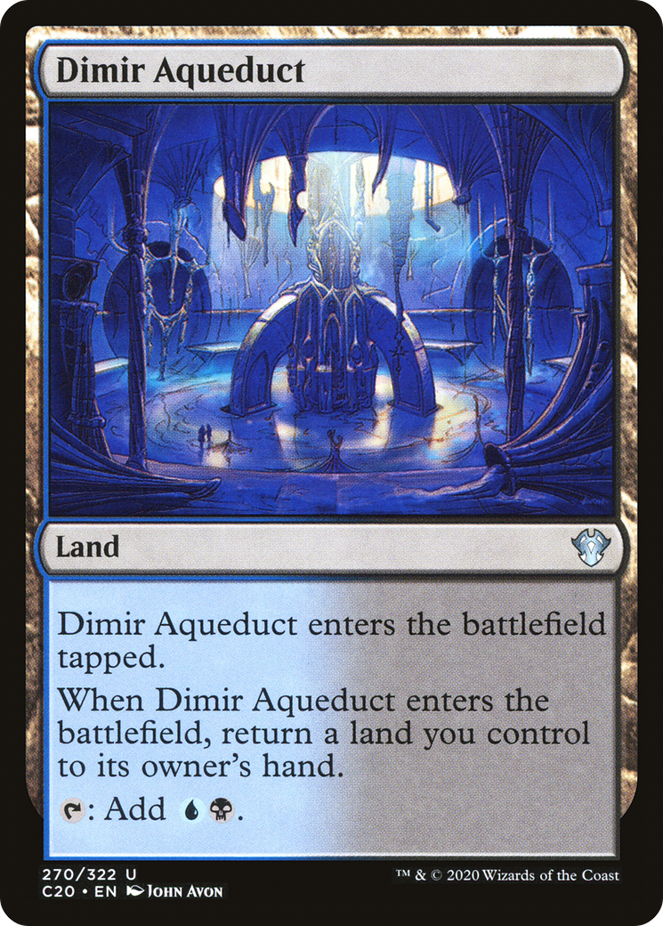 Dimir Aqueduct (C20-270) [Commander 2020] MTG Single Wizards of the Coast