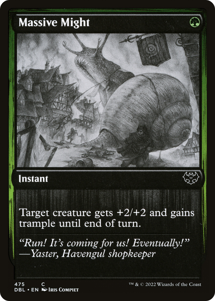 Massive Might (DBL-475) [Innistrad: Double Feature] MTG Single Wizards of the Coast