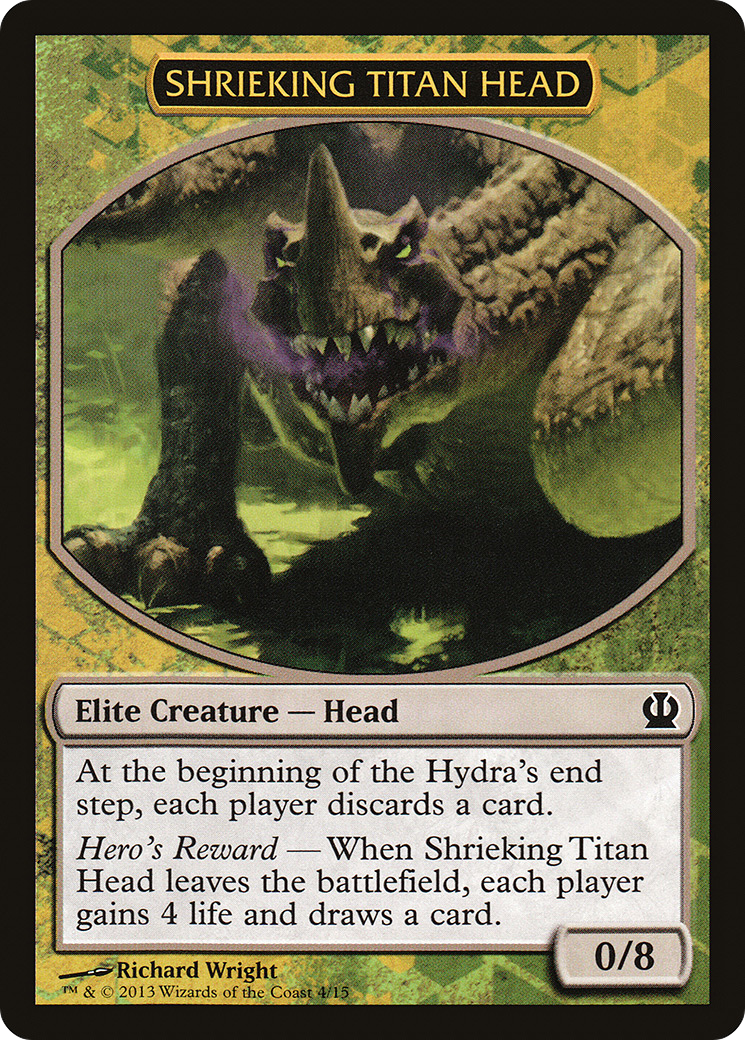 Shrieking Titan Head (HERO-) [Misc] Face the Hydra MTG Single Wizards of the Coast
