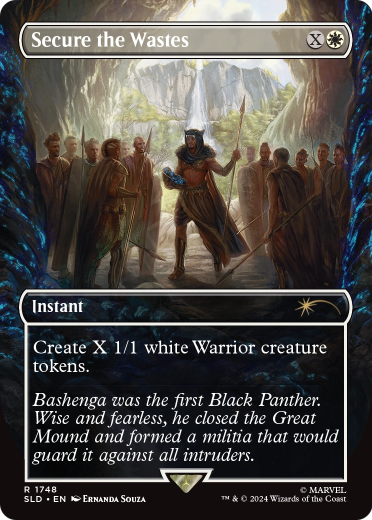 Secure the Wastes (SLD-1748) [Secret Lair] Drop (Borderless) Foil MTG Single Wizards of the Coast