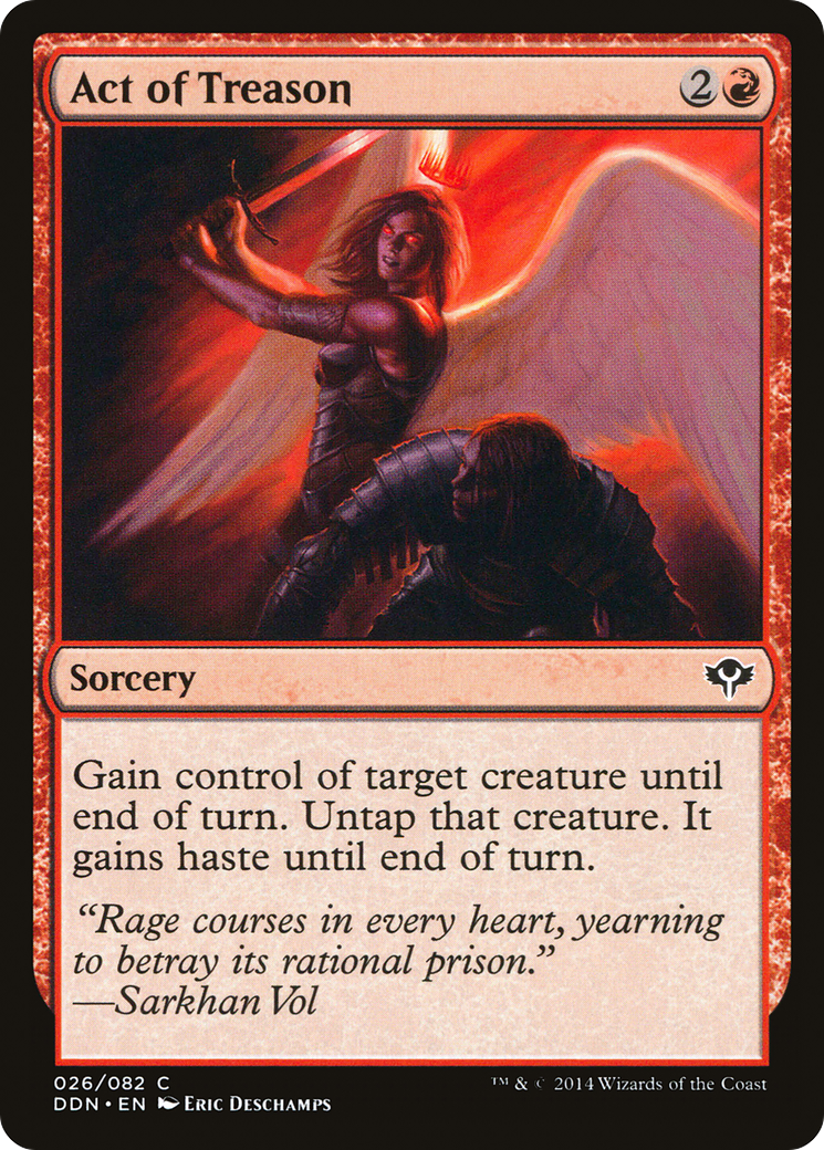Act of Treason (DDN-026) [Misc] Duel Decks: Speed vs. Cunning MTG Single Wizards of the Coast