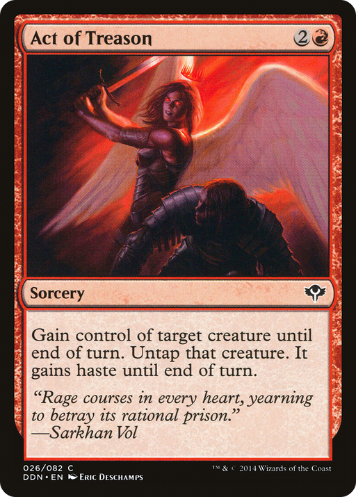 Act of Treason (DDN-026) [Misc] Duel Decks: Speed vs. Cunning MTG Single Wizards of the Coast