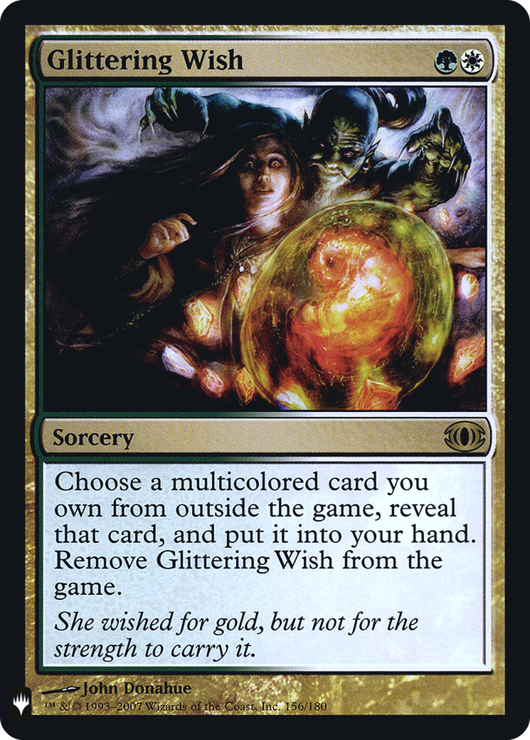 Glittering Wish (LIST-FUT-156) [Mystery Booster] The List Foil MTG Single Wizards of the Coast