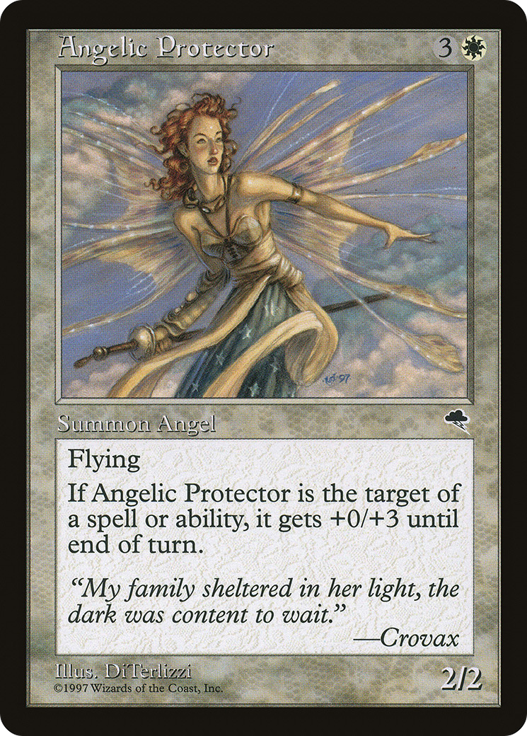 Angelic Protector (TMP-002) [Tempest] MTG Single Wizards of the Coast