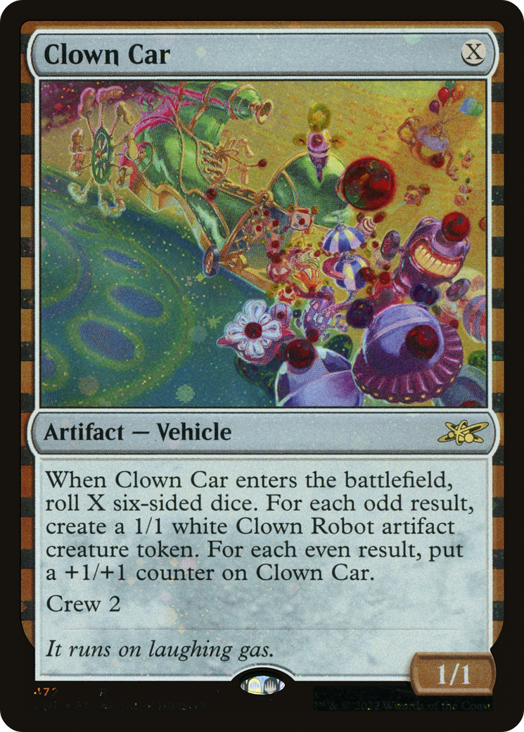 Clown Car (Galaxy Foil) (UNF-472) [Unfinity] Foil MTG Single Wizards of the Coast