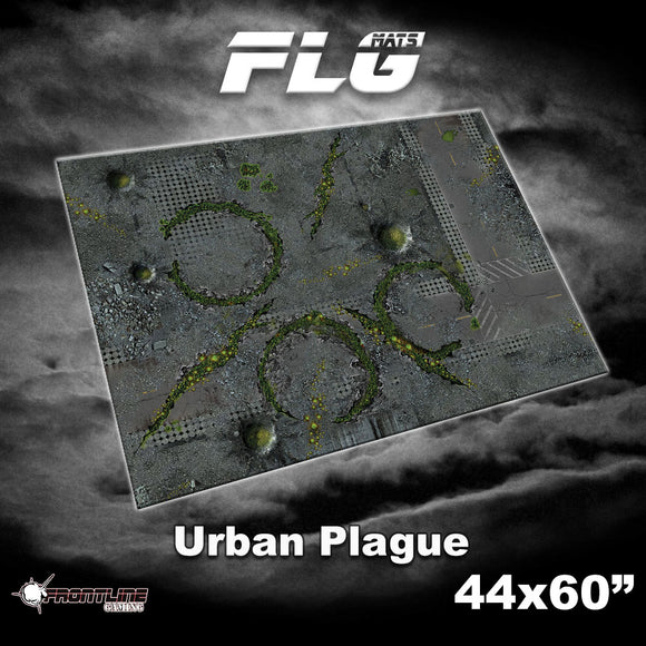 Frontline Gaming: Mats - Urban Plague 44"x60" Gaming Mat FLG