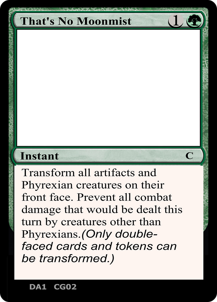 That's No Moonmist (UNK-CG02B) [Misc] Unknown Event MTG Single Wizards of the Coast
