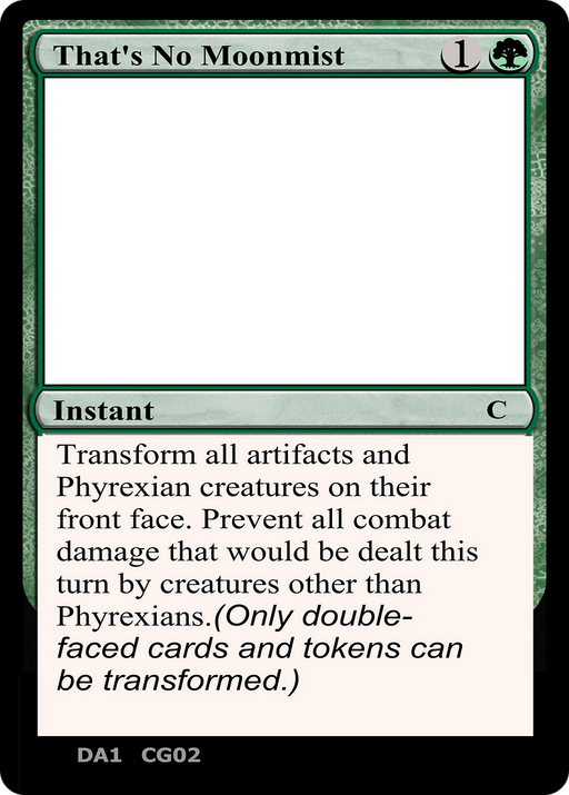 That's No Moonmist (UNK-CG02B) [Misc] Unknown Event MTG Single Wizards of the Coast