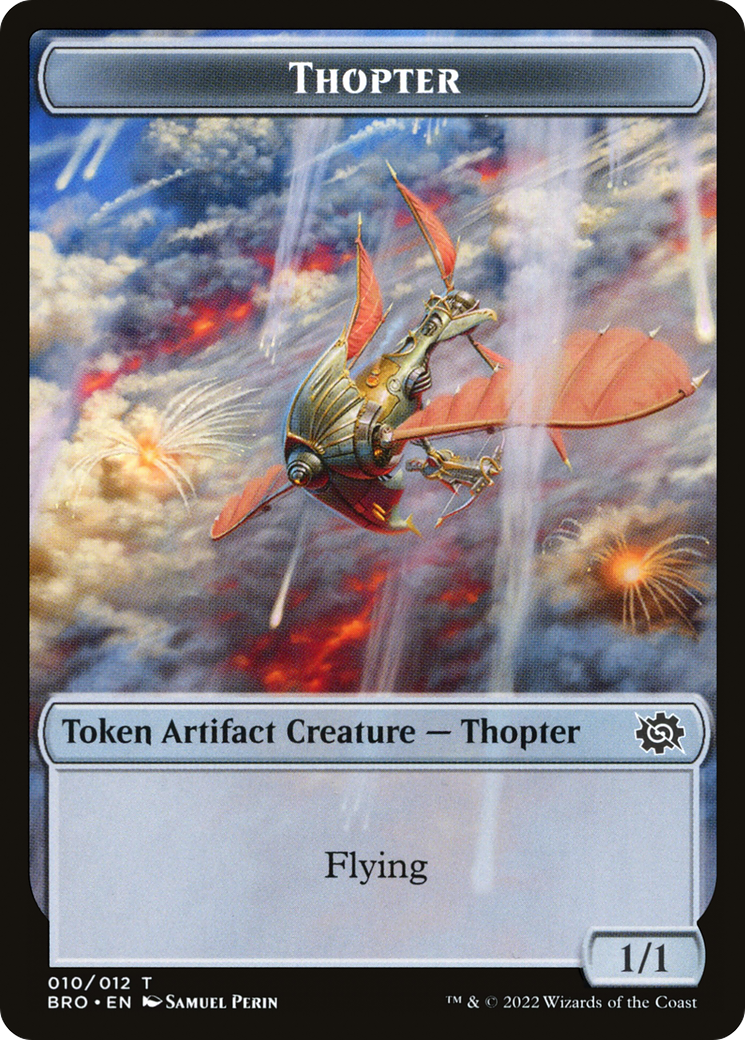 Thopter (TBRO-010) [Tokens] The Brothers' War Tokens Foil MTG Single Wizards of the Coast