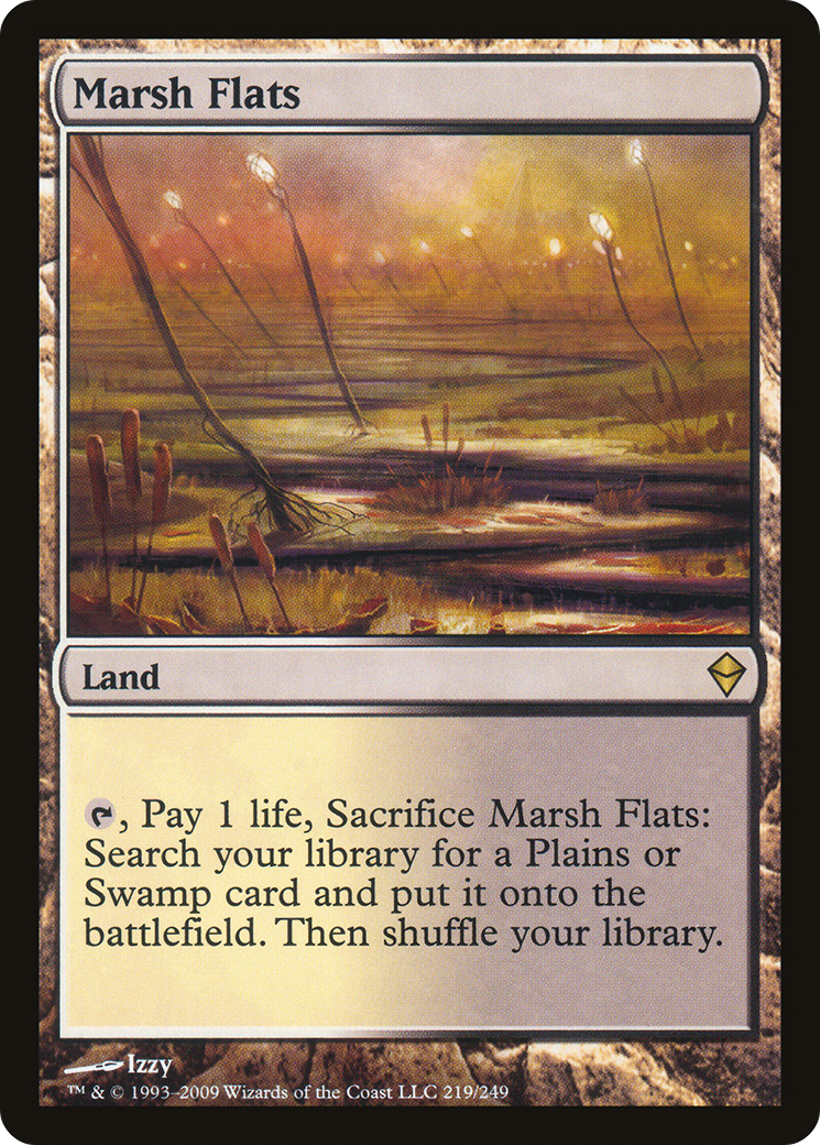 Marsh Flats (ZEN-219) [Zendikar] Foil MTG Single Wizards of the Coast