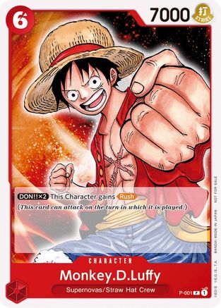 Monkey.D.Luffy (Promotion Pack 2022) (P-001) [One Piece Promotion Cards] One Piece Single Bandai