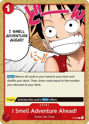 I Smell Adventure Ahead! (Promotion Pack 2022) (P-002) [One Piece Promotion Cards] One Piece Single Bandai