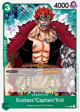 Eustass"Captain"Kid (Promotion Pack 2022) (P-003) [One Piece Promotion Cards] One Piece Single Bandai