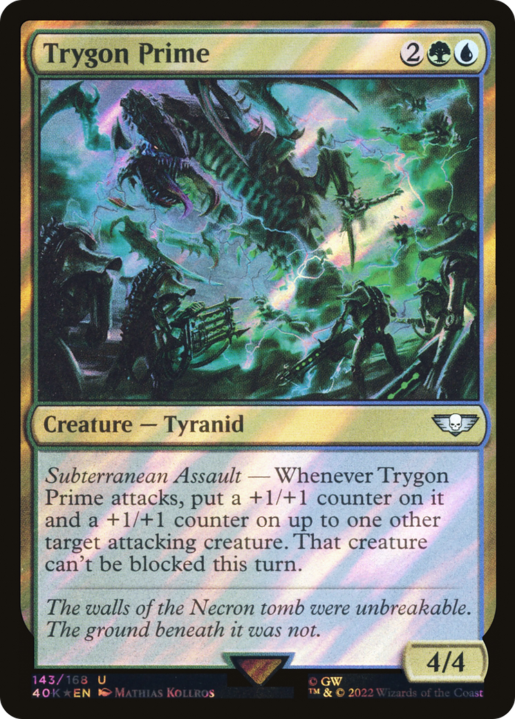 Trygon Prime (40K-143★) [Warhammer 40,000 Commander] Foil MTG Single Wizards of the Coast