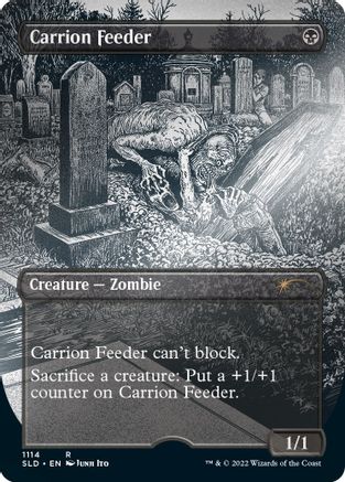 Carrion Feeder (Foil Etched) (SLD-1114) [Secret Lair Drop Series] Foil MTG Single Wizards of the Coast