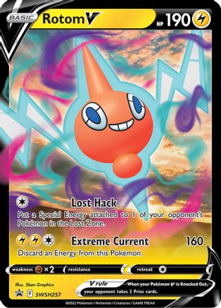 Rotom V - SWSH257 (SWSH257/307) Holofoil [Promos: SWSH Promo Cards] Pokemon Single Pokémon