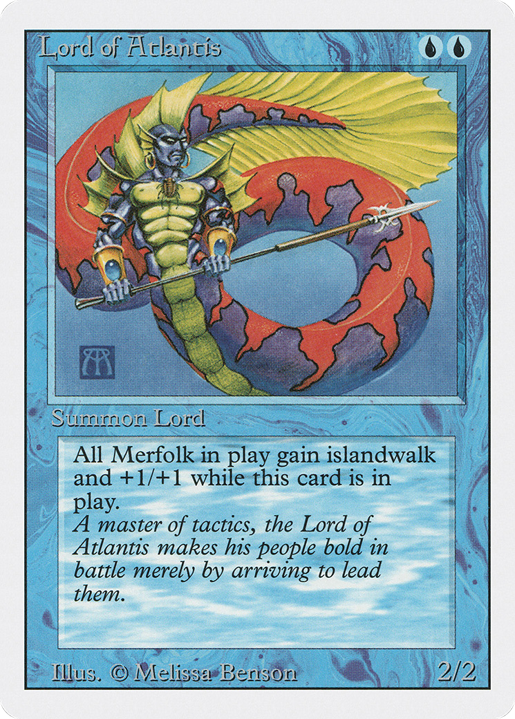 Lord of Atlantis (3ED-064) [Revised Edition] MTG Single Wizards of the Coast