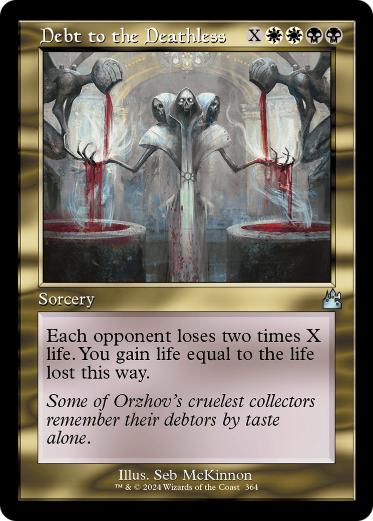 Debt to the Deathless (RVR-364) [Ravnica Remastered] MTG Single Wizards of the Coast