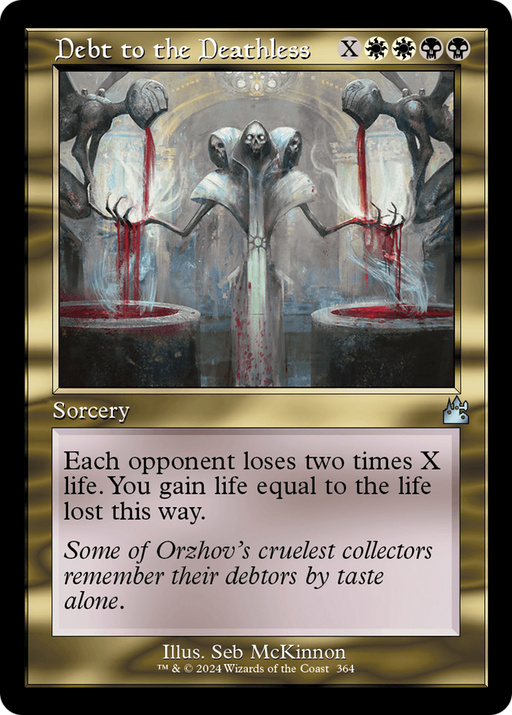 Debt to the Deathless (RVR-364) [Ravnica Remastered] Foil MTG Single Wizards of the Coast