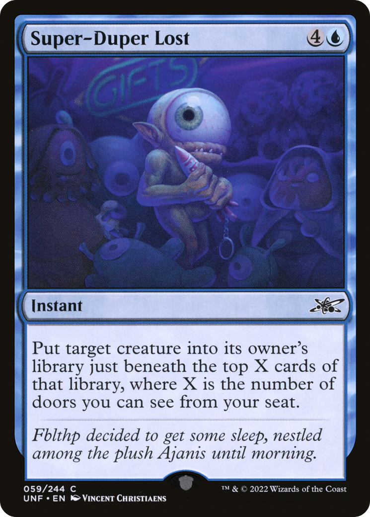 Super-Duper Lost (UNF-059) [Unfinity] MTG Single Wizards of the Coast