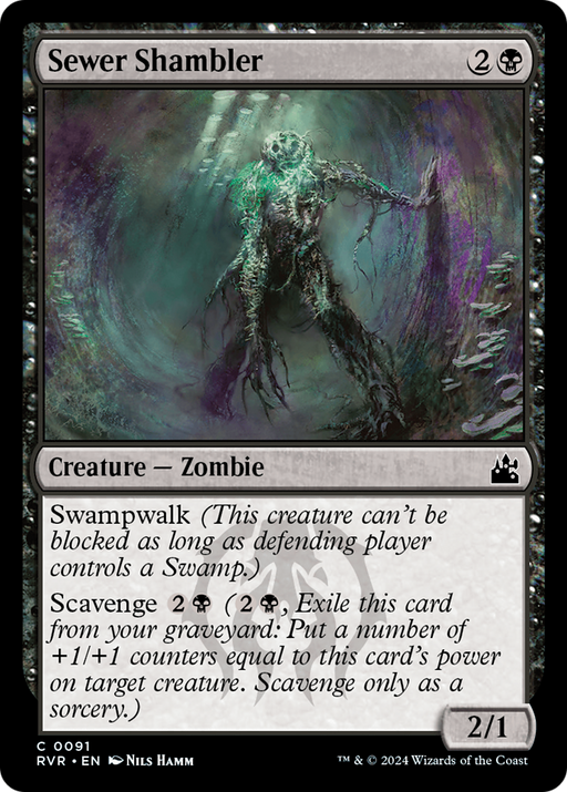 Sewer Shambler (RVR-091) [Ravnica Remastered] MTG Single Wizards of the Coast