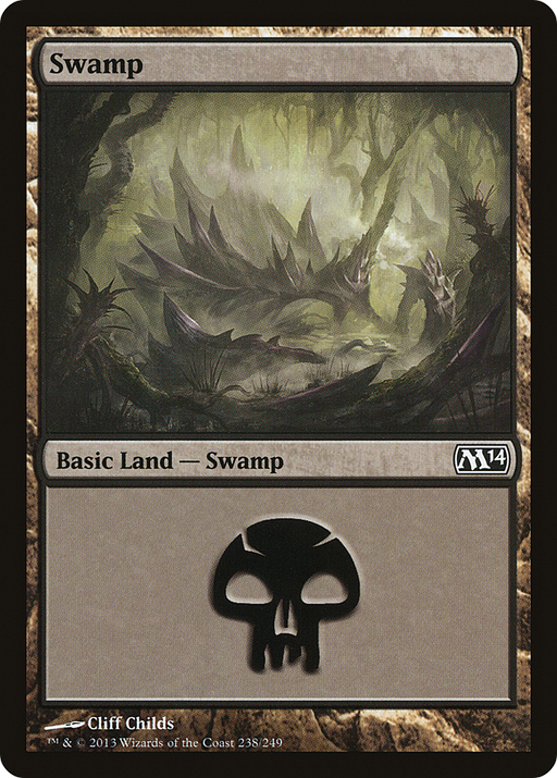 Swamp (M14-238) [Magic 2014] Foil MTG Single Wizards of the Coast