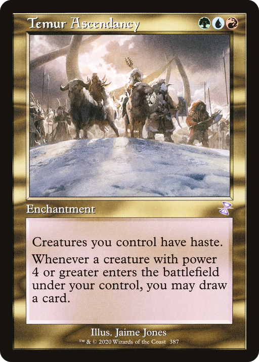 Temur Ascendancy (TSR-387) [Time Spiral Remastered] MTG Single Wizards of the Coast