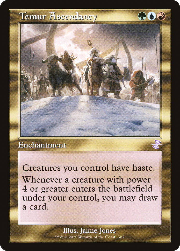 Temur Ascendancy (TSR-387) [Time Spiral Remastered] Foil MTG Single Wizards of the Coast