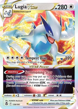 Lugia VSTAR (139/195) Holofoil [SWSH: Silver Tempest] Pokemon Single Pokémon