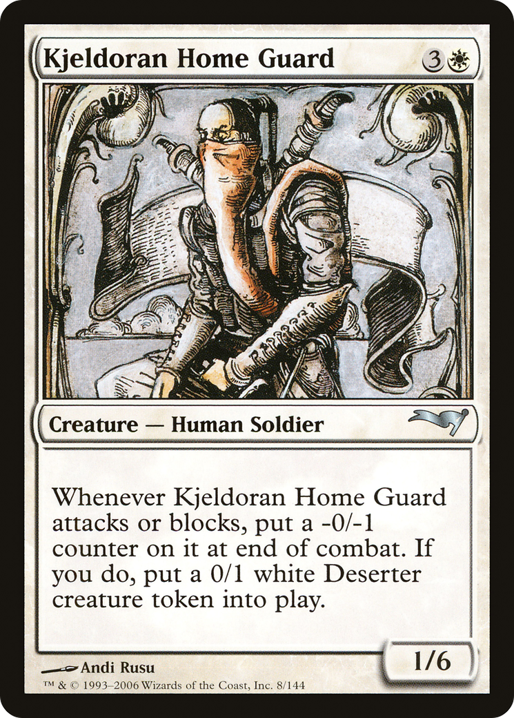 Kjeldoran Home Guard (CTD-008) [Misc] Coldsnap Theme Decks MTG Single Wizards of the Coast