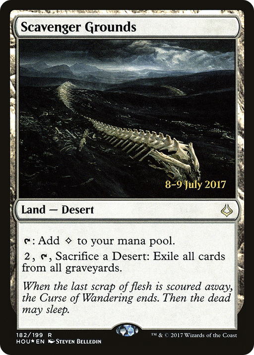 Scavenger Grounds (PRE-182) [Hour of Devastation Promos] Foil MTG Single Wizards of the Coast