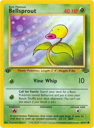 Bellsprout (49/64) 1st Edition [Vintage: Jungle] Pokemon Single Pokémon