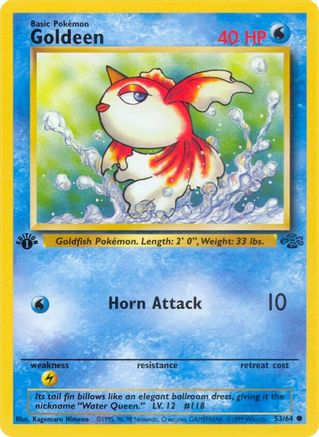 Goldeen (53/64) 1st Edition [Vintage: Jungle] Pokemon Single Pokémon