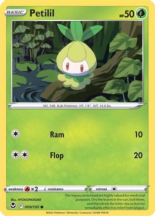 Petilil (9/195) [SWSH: Silver Tempest] Pokemon Single Pokémon