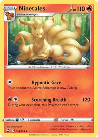 Ninetales (18/195) [SWSH: Silver Tempest] Pokemon Single Pokémon