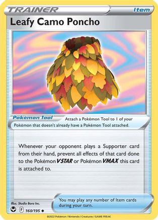 Leafy Camo Poncho (160/195) [SWSH: Silver Tempest] Pokemon Single Pokémon