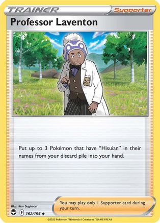 Professor Laventon (162/195) Reverse Holofoil [SWSH: Silver Tempest] Pokemon Single Pokémon