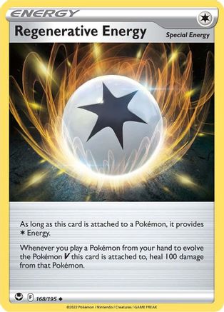 Regenerative Energy (168/195) Reverse Holofoil [SWSH: Silver Tempest] Pokemon Single Pokémon