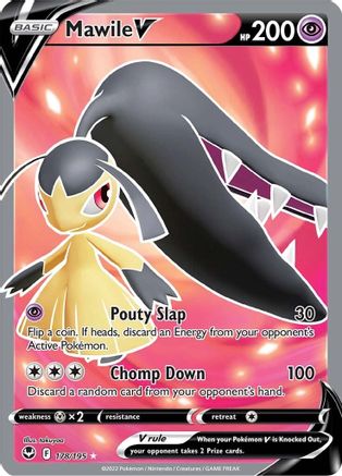 Mawile V (Full Art) (178/195) Holofoil [SWSH: Silver Tempest] Pokemon Single Pokémon