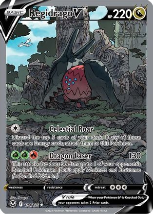 Regidrago V (Alternate Full Art) (184/195) Holofoil [SWSH: Silver Tempest] Pokemon Single Pokémon