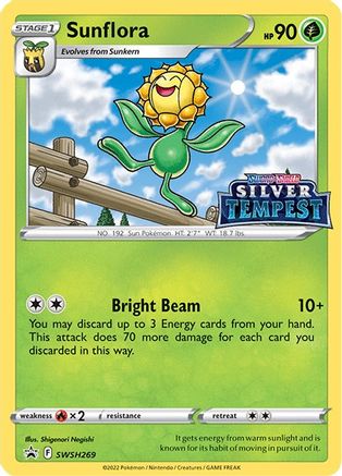 Sunflora - SWSH269 (Prerelease) (SWSH269/307) Holofoil [Promos: SWSH Promo Cards] Pokemon Single Pokémon