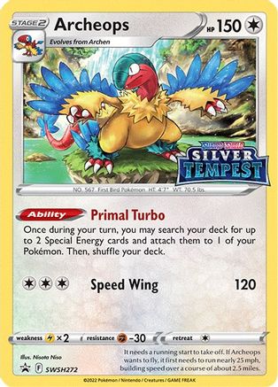 Archeops - SWSH272 (Prerelease) (SWSH272/307) Holofoil [Promos: SWSH Promo Cards] Pokemon Single Pokémon
